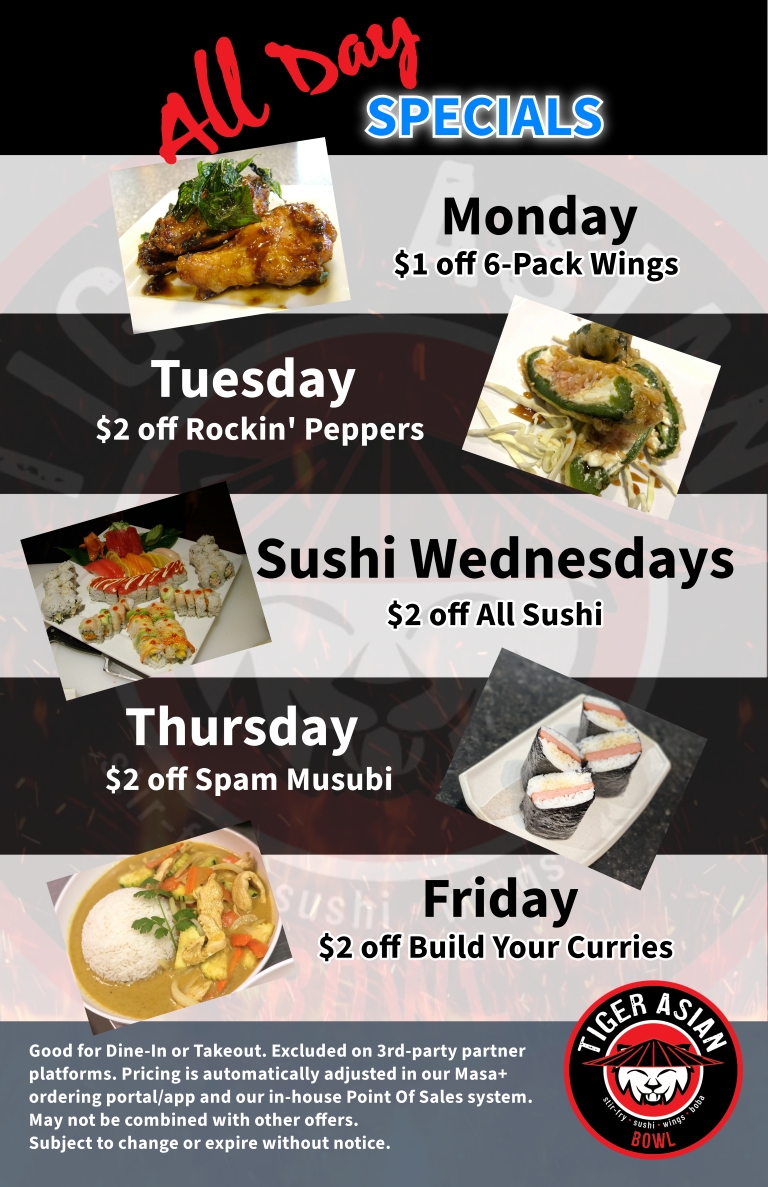 Daily Specials